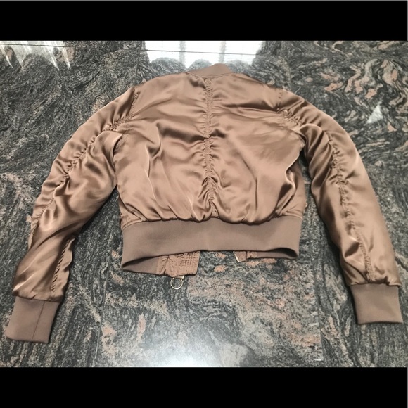 Brown Bomber Jacket - Picture 2 of 2